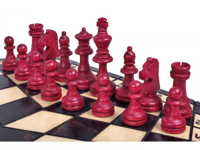 картинка Шахматы "На троих" малые Madon (деревянные, Польша) от магазина Gamesdealer.ru