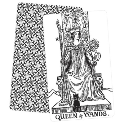 картинка Карты Таро "Black & White Rider-Waite® Tarot Deck" US Games / Колода Таро «Черный и Белый Райдер- от магазина Gamesdealer.ru