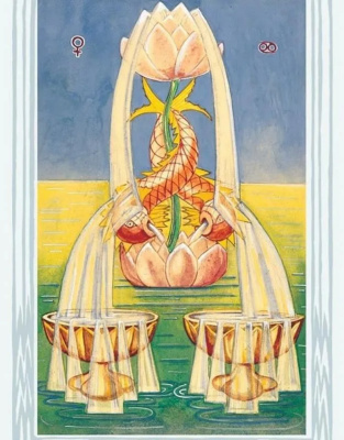 картинка Карты Таро "Aleister Crowley Thot Pocket Swiss" US Games / Таро Тота Алистера Кроули (карманное) от магазина Gamesdealer.ru