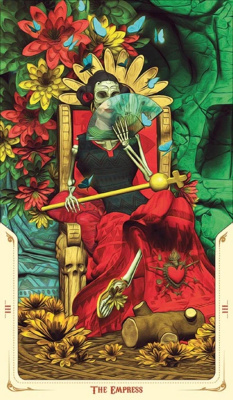 картинка Карты Таро "Santa Muerte Tarot" Lo Scarabeo / Таро Святой Смерти от магазина Gamesdealer.ru